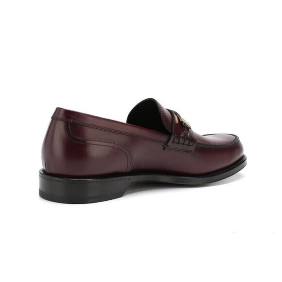 Bottega Veneta Varenne Leather Loafers with Buckle 41 8 Mens Barolo Wine New - Picture 13 of 13